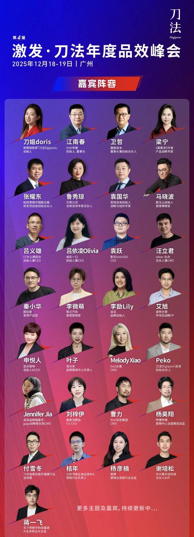 倒计时5天！新生代品牌共建者集结，我们广州见｜激发·2025刀法年度品效峰会__倒计时5天！新生代品牌共建者集结，我们广州见｜激发·2025刀法年度品效峰会