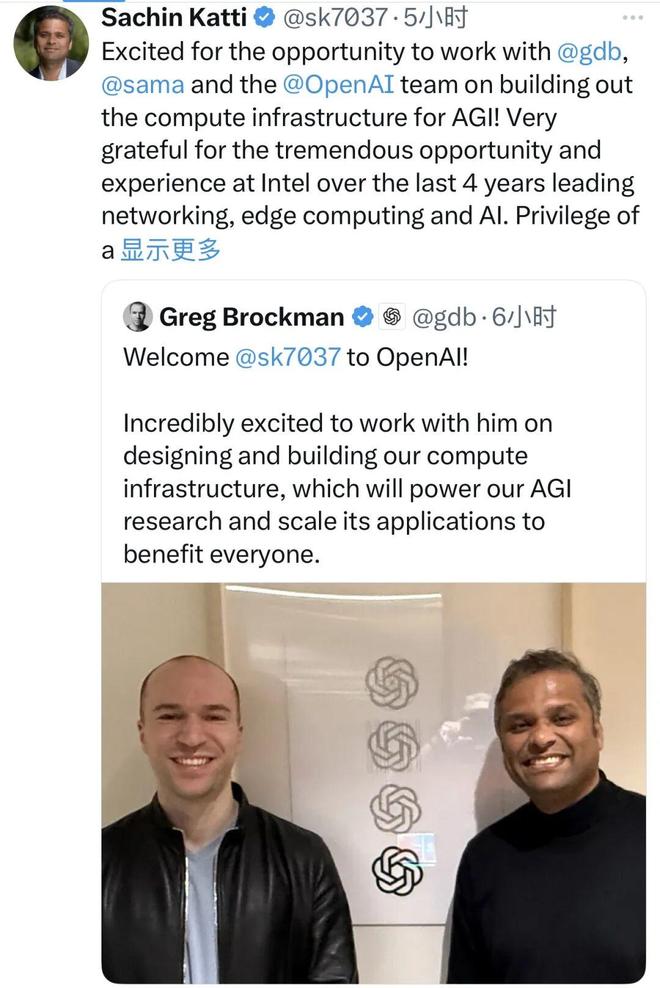 英特尔再失AI人才!CTO转投OpenAI,陈立武紧急挂帅_英特尔再失AI人才!CTO转投OpenAI,陈立武紧急挂帅_