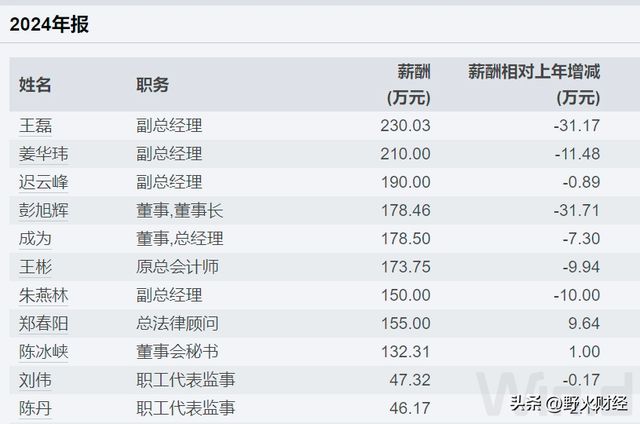 深圳董事长年薪多少__深圳国企董事长年薪