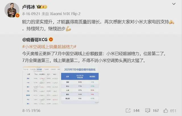 _6.5秒下线一台空调,雷军高调加码家电,把董小姐逼急了?_6.5秒下线一台空调,雷军高调加码家电,把董小姐逼急了?