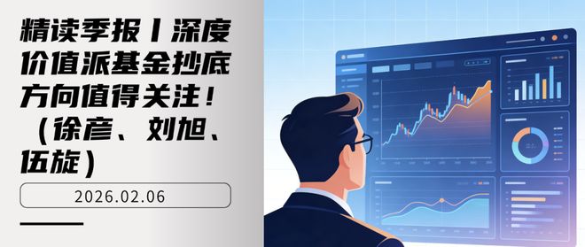 精读季报丨深度价值派基金抄底方向值得关注！（徐彦 刘旭 伍旋）