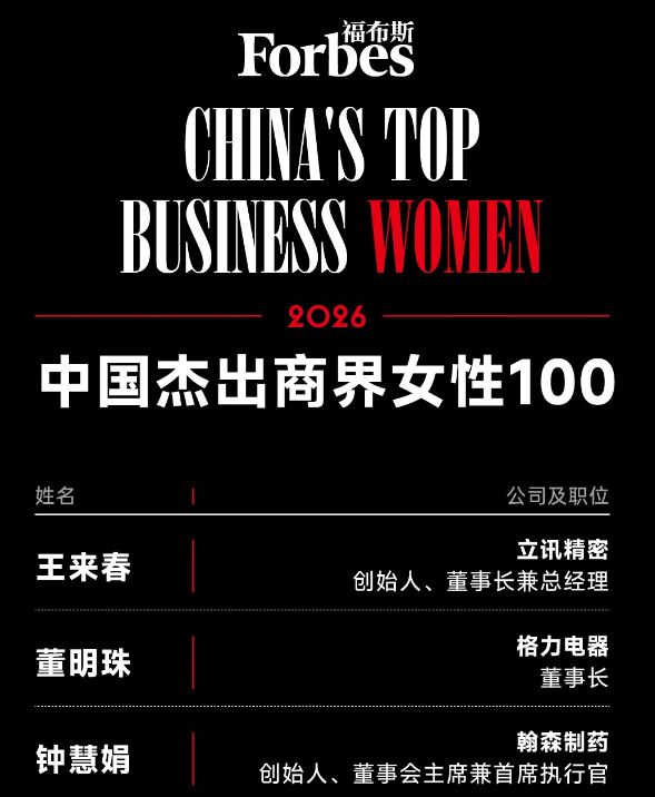 董明珠最佩服的女强人_中国女企业家董明珠_