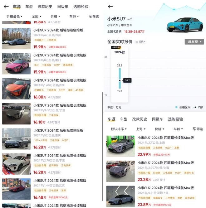 小米车行二手车_二手小米性价比_