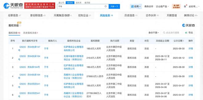 _473万赌债传闻缠身，于冬所持博纳股权近全额冻结_473万赌债传闻缠身，于冬所持博纳股权近全额冻结