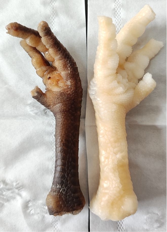 鸡爪用双氧水浸泡视频__双氧水泡鸡爪的比例