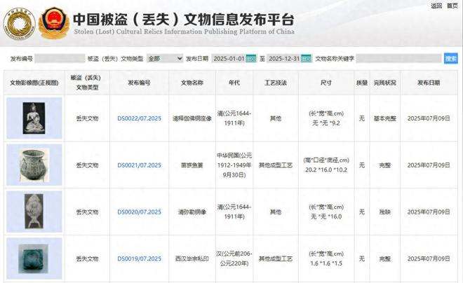 又一桩文物大案！贵州省博老馆29件文物丢失，最早发生在1986年