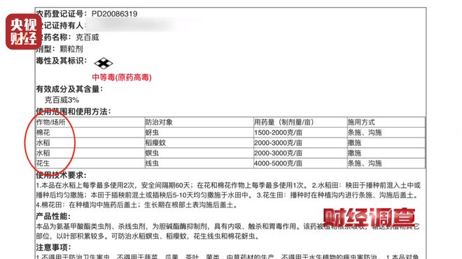 厂家铤而走险，商户违规牟利！含毒农药逃避市场监管？《财经调查》曝光→_厂家铤而走险，商户违规牟利！含毒农药逃避市场监管？《财经调查》曝光→_