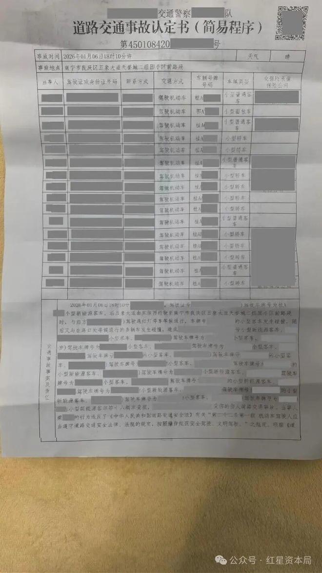 阿维塔通报“南宁15辆车连撞事故”：辅助驾驶功能未激活，事故因驾驶员导致__阿维塔通报“南宁15辆车连撞事故”：辅助驾驶功能未激活，事故因驾驶员导致