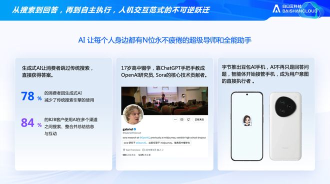 白山云霍涛：智能体时代，信任是比体验更高的「生死壁垒」_白山云霍涛：智能体时代，信任是比体验更高的「生死壁垒」_