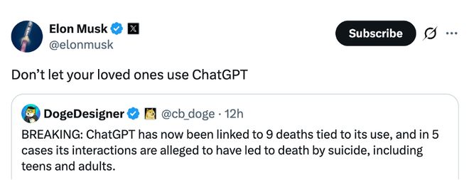 口水战再起：马斯克称ChatGPT危险，奥特曼回怼自动驾驶不安全