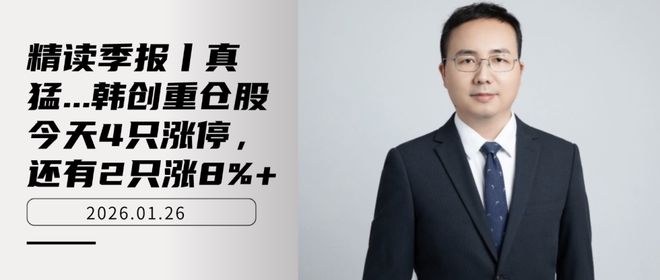 _精读季报丨真猛...韩创重仓股今天4只涨停，还有2只涨8%+_精读季报丨真猛...韩创重仓股今天4只涨停，还有2只涨8%+
